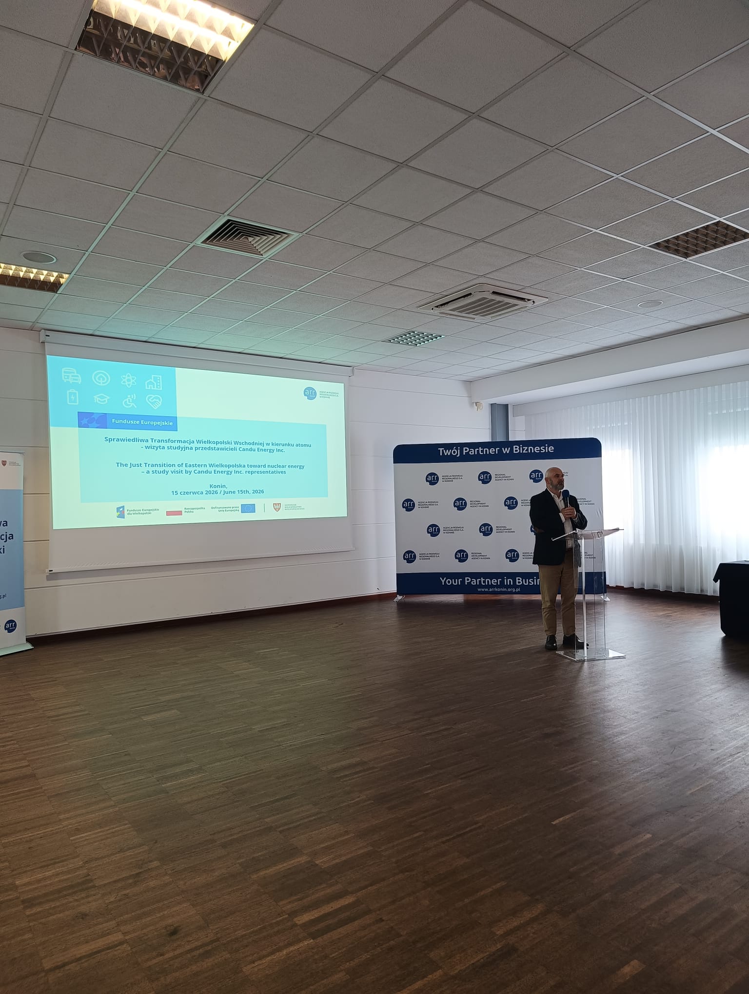 Nuclear power plant in Konin: WielkoPolski Atom and Candu talk with local business